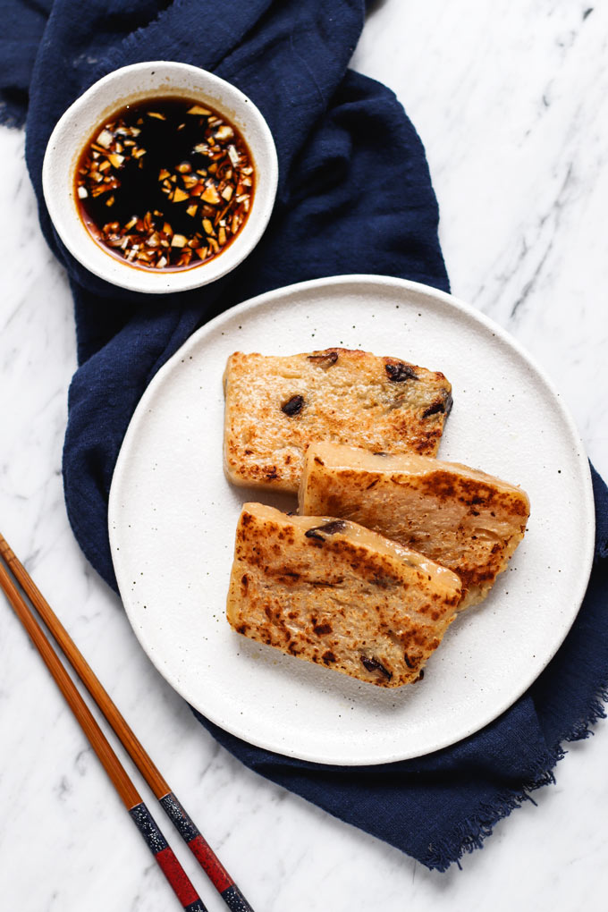 素蘿蔔糕 Vegan Chinese Turnip Cake