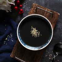 黑芝麻糊 black-sesame-sweet-soup
