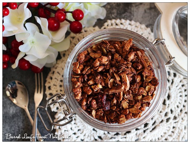 【食譜】自製澳洲 Carman’s 蔓越莓黑巧克力燕麥脆榖片 Cranberry Chocolate Granola