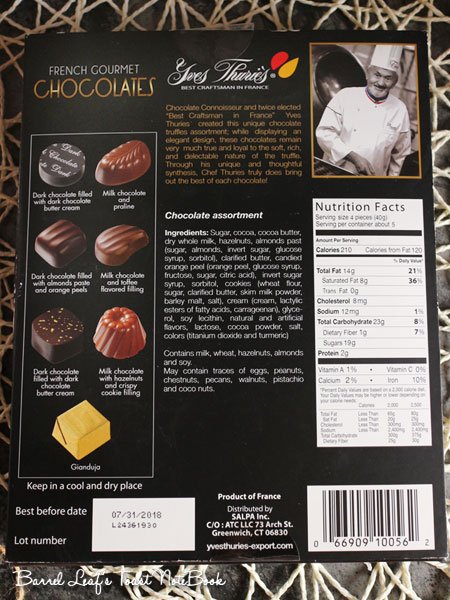 法國 Yves Thuries 巧克力禮盒