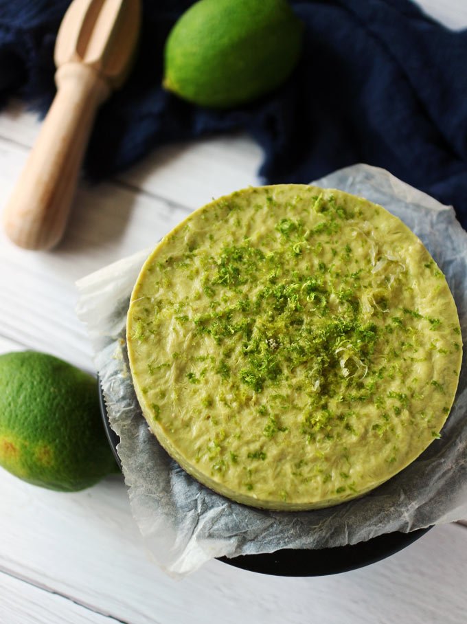 Vegan Avocado Key Lime Pie