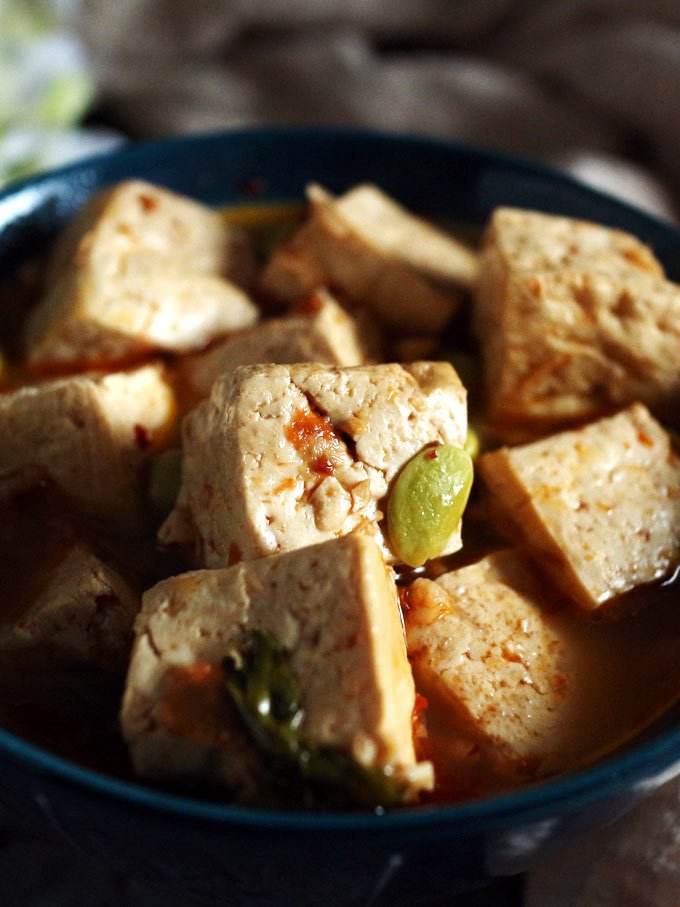 香辣臭豆腐 Spicy Stinky Tofu