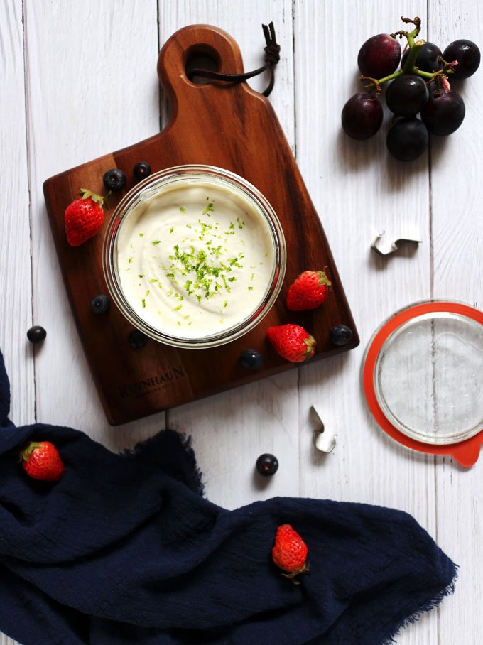 Easy Vegan Cashew Cream Cheese Frosting (7 ingredients) 3 全素腰果奶油乳酪糖霜 Vegan Cashew Cream Cheese Frosting