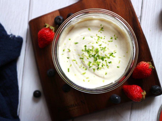 Easy Vegan Cashew Cream Cheese Frosting (7 ingredients) 4 全素腰果奶油乳酪糖霜 Vegan Cashew Cream Cheese Frosting