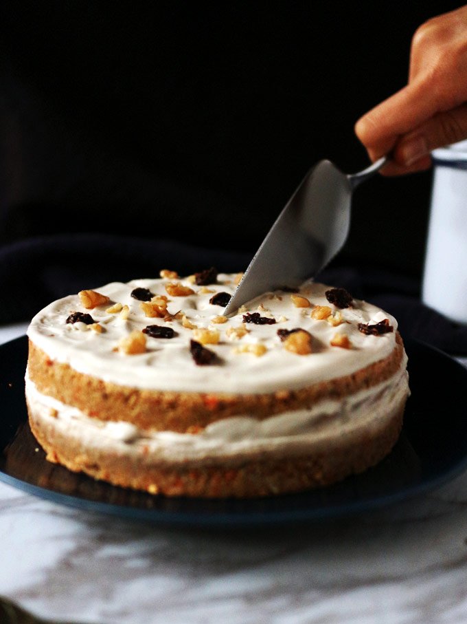 全素免烤紅蘿蔔蛋糕 Vegan No-Bake Carrot Cake