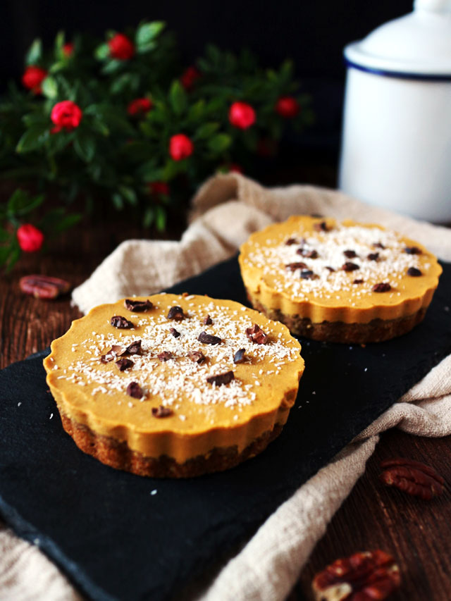 全素迷你椰香南瓜派 Vegan Mini Coconut pumpkin Pie