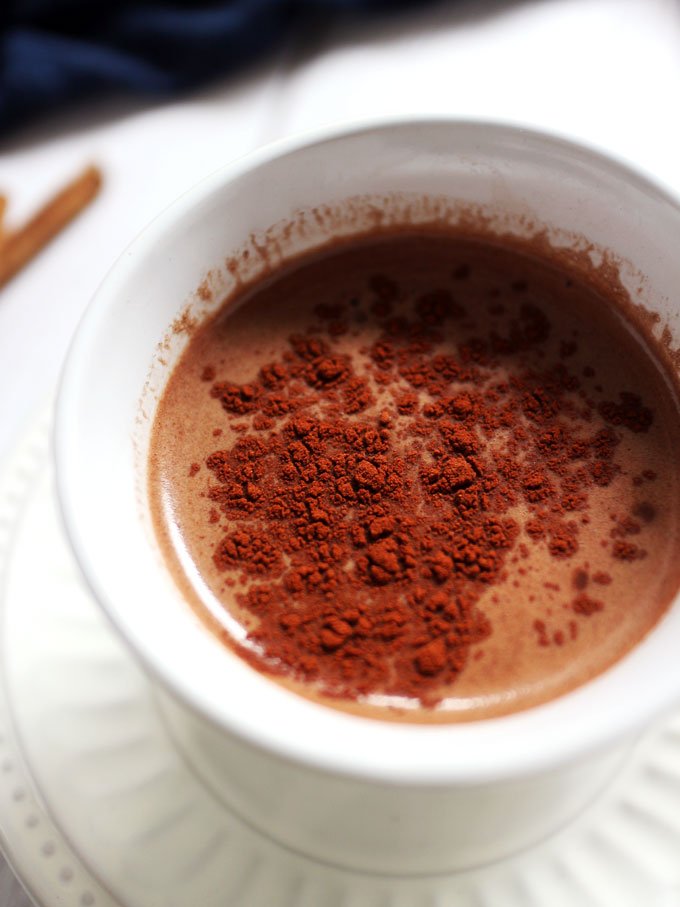 瑪卡熱可可飲 (全素,無糖) Maca Hot Chocolate (Vegan, Sugar-Free)