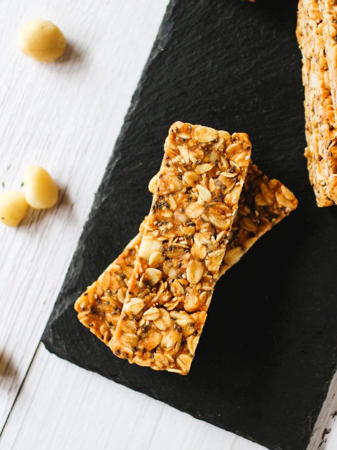 花生醬燕麥能量棒 Peanut Butter Oatmeal Energy Bars