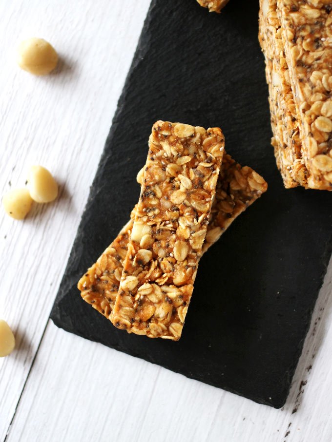 1 碗搞定! 免烤花生醬燕麥能量棒 No-Bake Peanut Butter Oatmeal Energy Bars