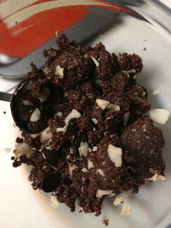 Vegan Double Chocolate Coconut Cookies (Gluten-Free) 11 全素雙倍巧克力椰片餅乾 Vegan Double Chocolate Coconut Cookies