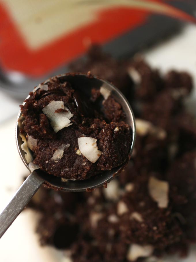 Vegan Double Chocolate Coconut Cookies (Gluten-Free) 12 全素雙倍巧克力椰片餅乾 Vegan Double Chocolate Coconut Cookies