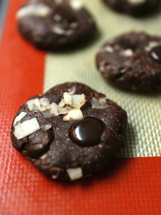 全素雙倍巧克力椰片餅乾 Vegan Double Chocolate Coconut Cookies