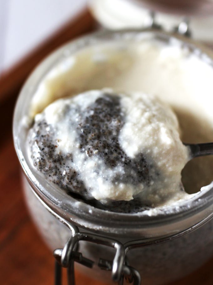 黑芝麻椰奶奇亞布丁 Black Sesame Coconut Chia Pudding