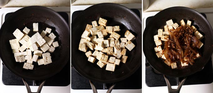 日式照燒洋蔥豆腐丼飯 Easy Vegan Tofu Donburi Rice