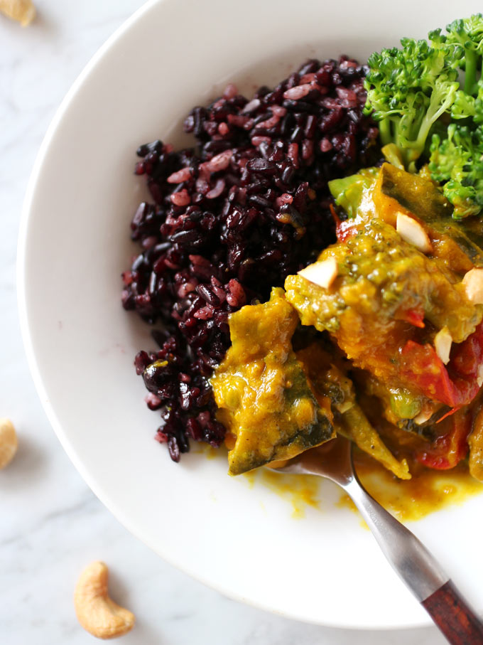 Vegan Creamy Pumpkin Yellow Curry 6 純素香甜南瓜黃咖哩 Vegan Creamy Pumpkin Yellow Curry