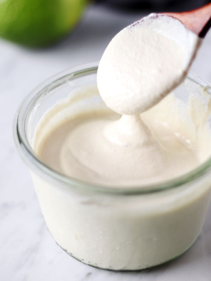 Vegan Sour Cream (4 ingredients) 5 自製全素酸奶 4-Ingredient Vegan Sour Cream