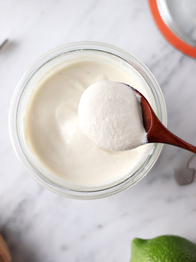 Vegan Sour Cream (4 ingredients) 7 自製全素酸奶 4-Ingredient Vegan Sour Cream