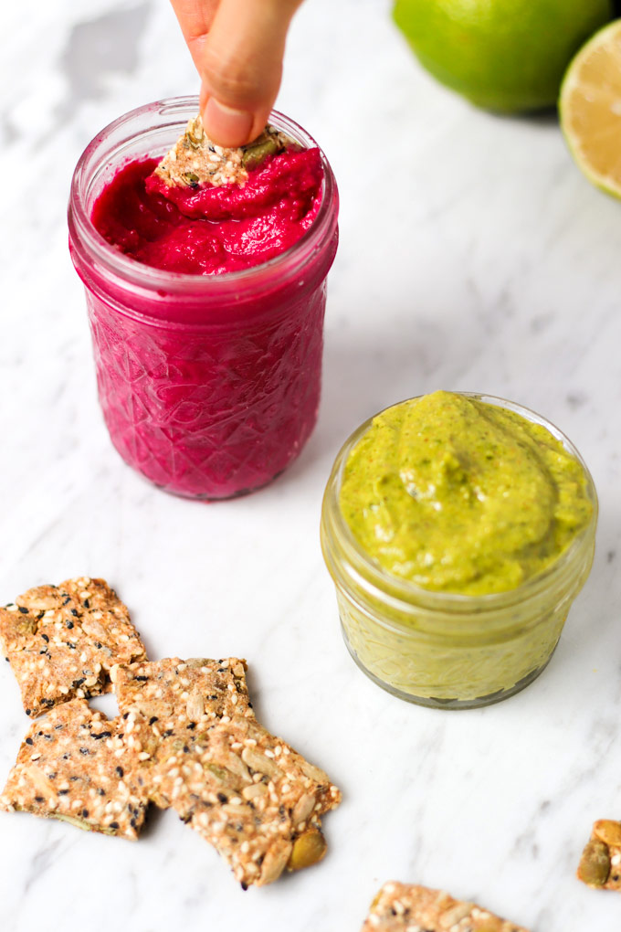 甜菜根豆泥沾醬 Beet Hummus Dip