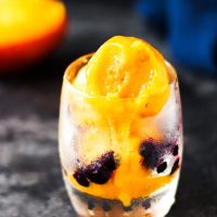 芒果雪酪 Mango Sorbet (3 Ingredient)