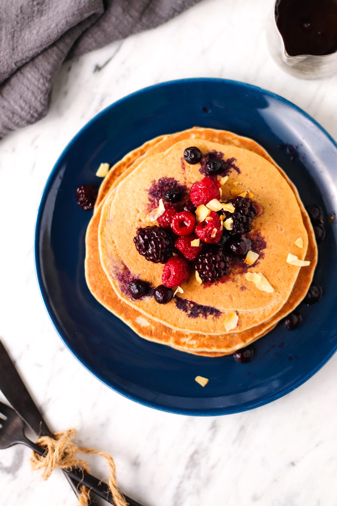 全素蕎麥鬆餅 Vegan Buckwheat Pancakes