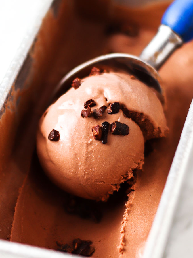 Vegan Chocolate Ice Cream (with 1 Secret Ingredient)