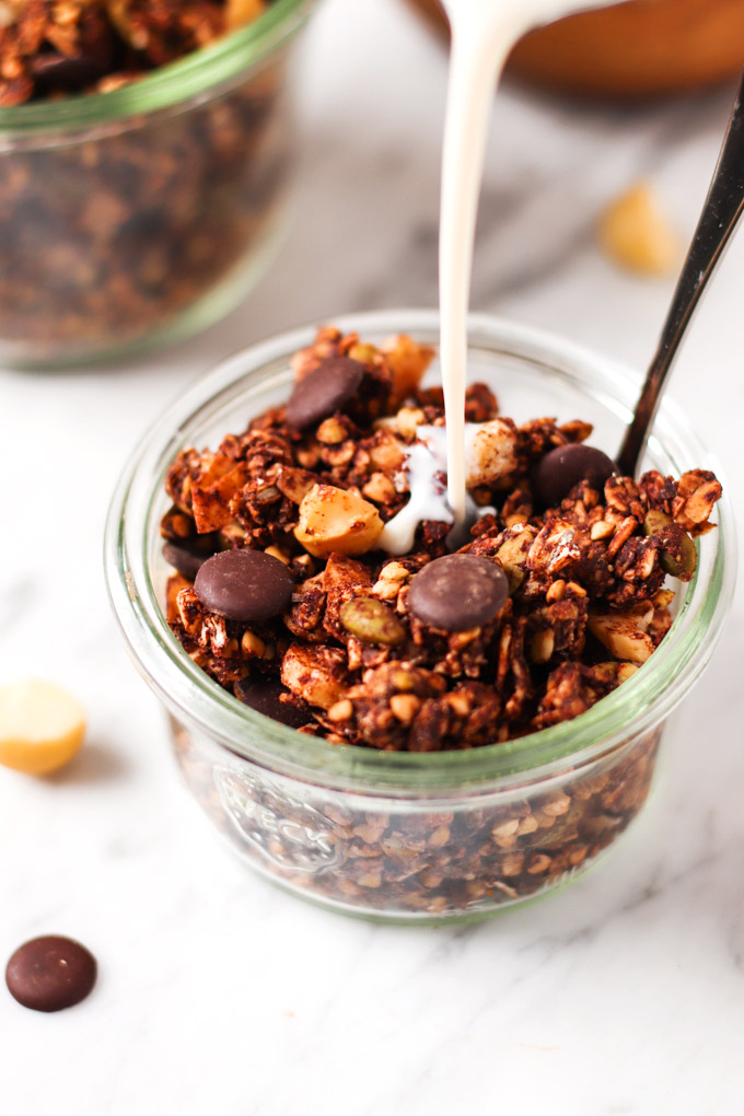 巧克力花生醬夏威夷豆穀片Chocolate Peanut Butter Macadamia Granola 4 巧克力花生醬夏威夷豆穀片Chocolate Peanut Butter Macadamia Granola