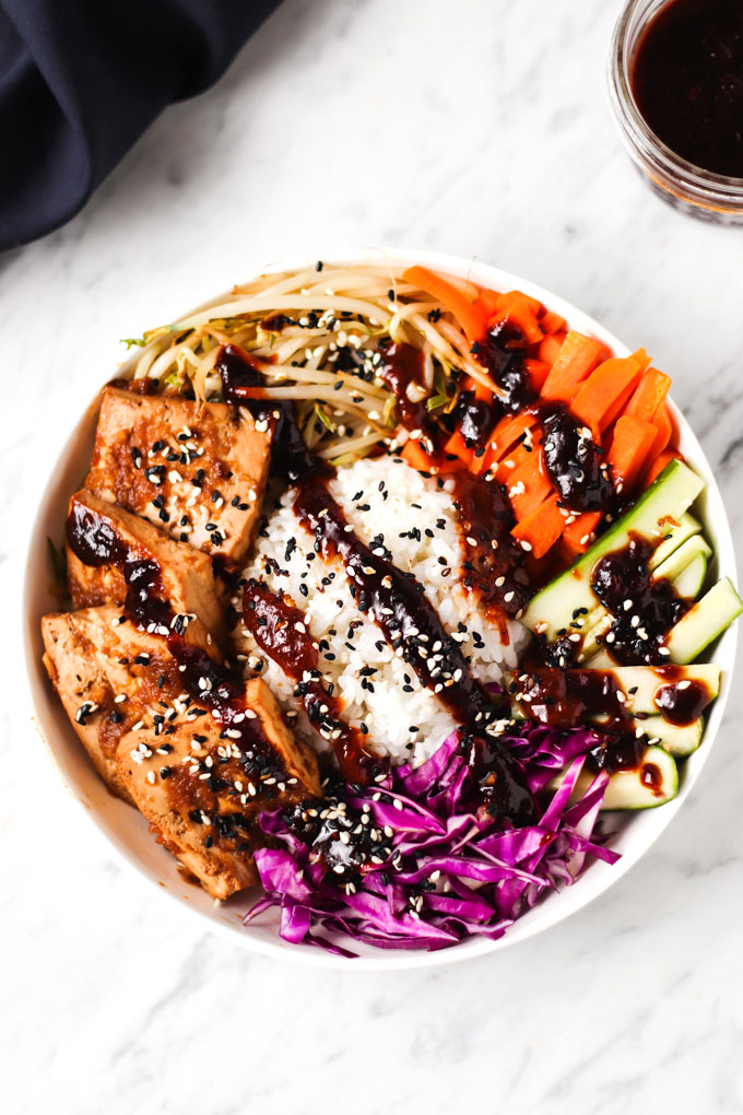2 Korean Dishes: Kimchi Fried Rice & Bibimbap (Vegan) 3 Vegan Bibimbap