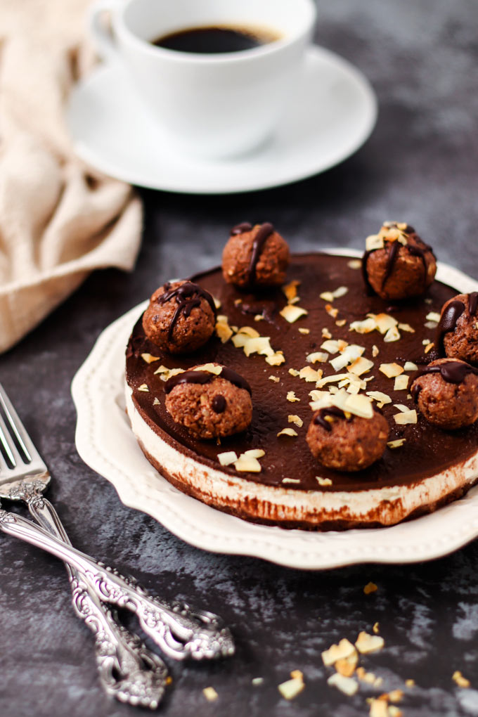 Vegan Chocolate Hazelnut Ice Cream Cake