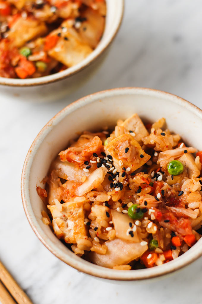 全植泡菜炒飯 Vegan Kimchi Fried Rice