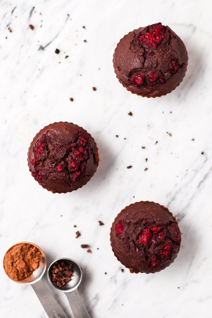 覆盆莓巧克力瑪芬 Vegan Raspberry Chocolate Muffins