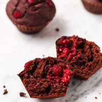 覆盆莓巧克力瑪芬 Vegan Raspberry Chocolate Muffins