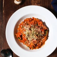 全植蕃茄菇菇燉飯 Vegan Tomato Mushroom Risotto