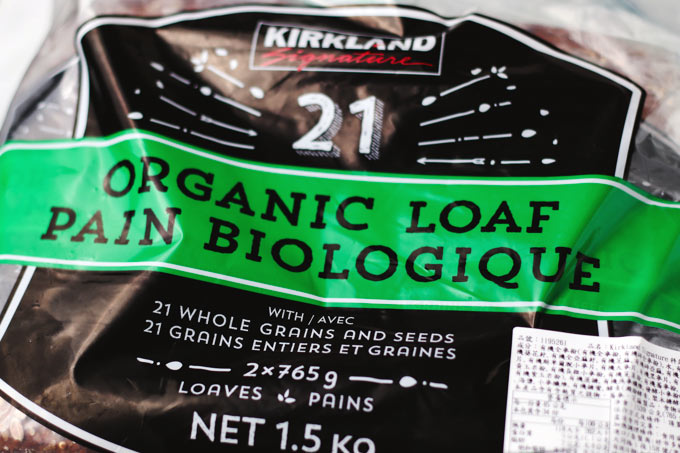 【Costco 好市多】科克蘭有機 21 穀物吐司麵包 Kirkland Organic 21 Whole Grains and Seeds Bread Loaf 3 科克蘭 21 穀物麵包吐司 Organic 21 Whole Grains and Seeds Bread Loaf