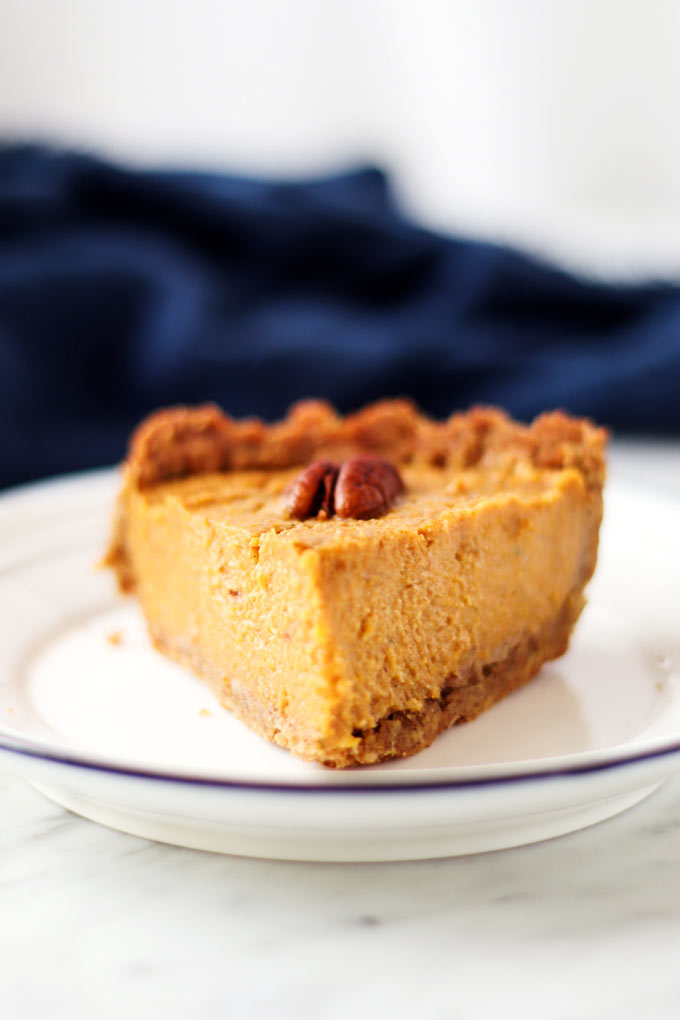 Vegan Spiced Pumpkin Pie