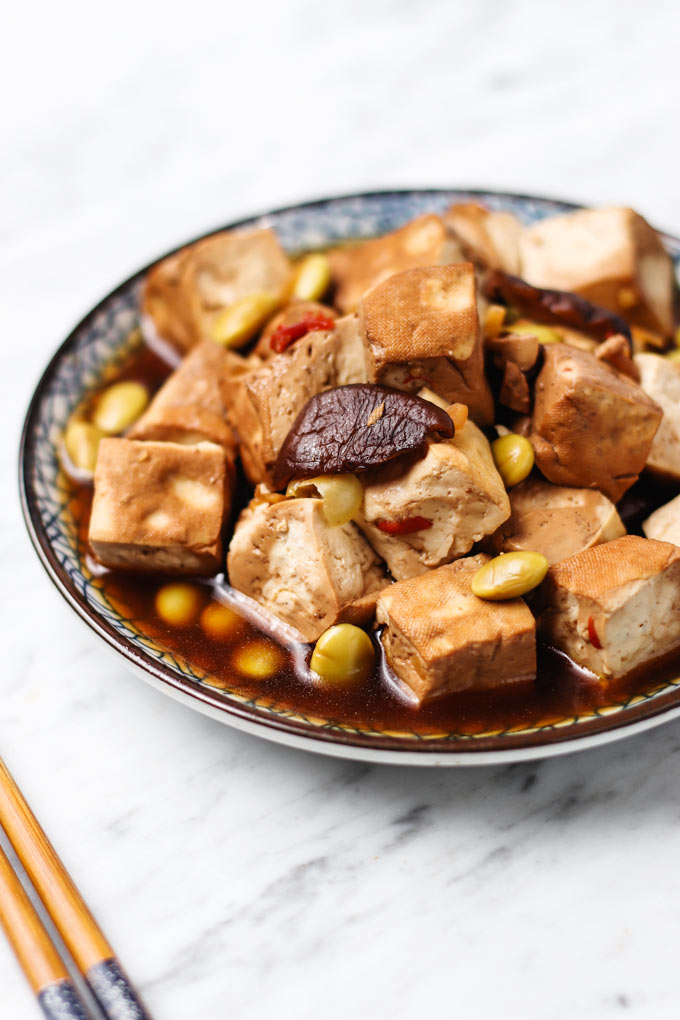 全素清蒸臭豆腐 Vegan Steamed Stinky Tofu