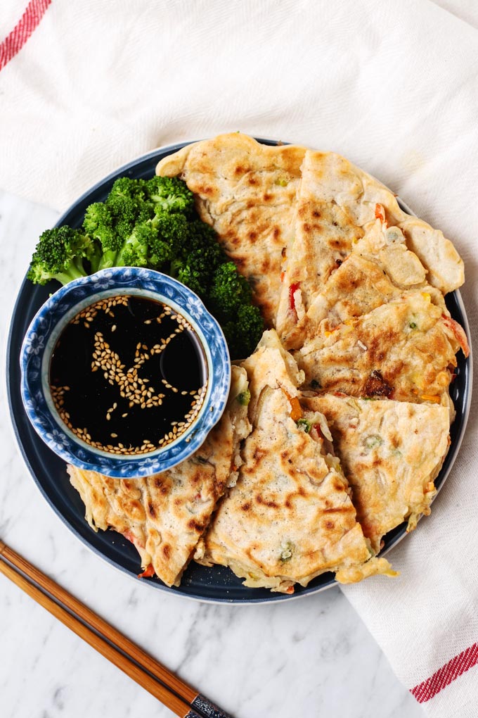 蔬菜韓式煎餅 Vegan Korean Pancake (Yachaejeon)