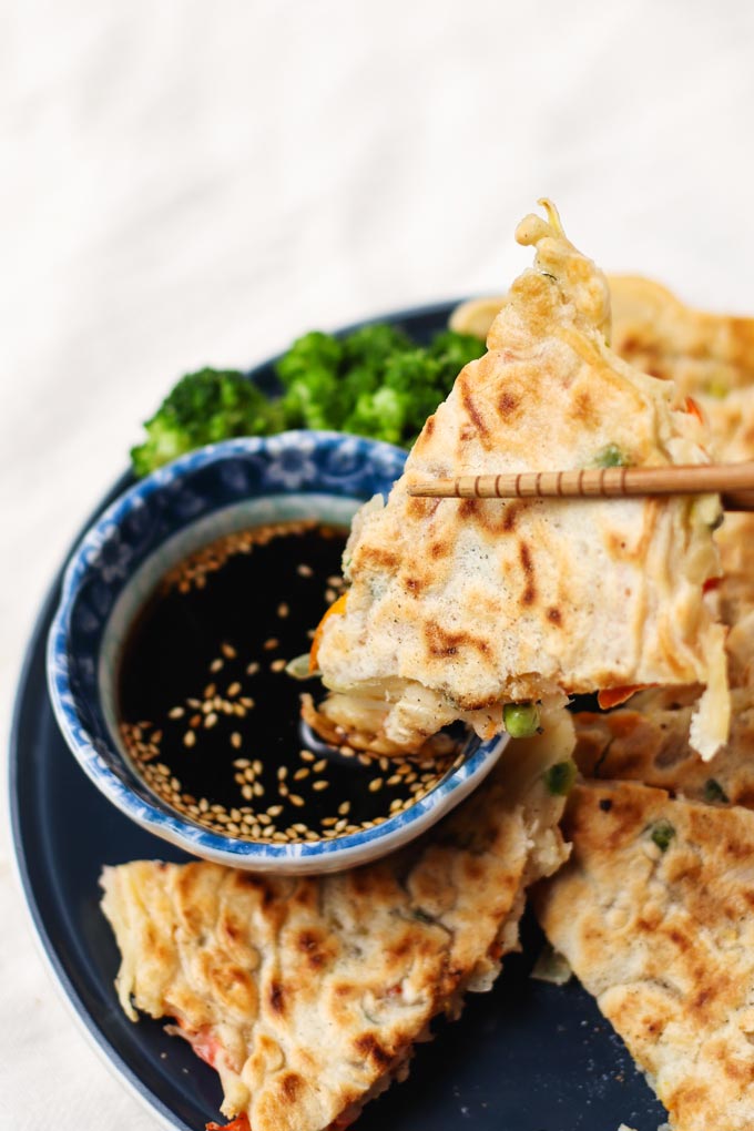 蔬菜韓式煎餅 Vegan Korean Pancake (Yachaejeon)