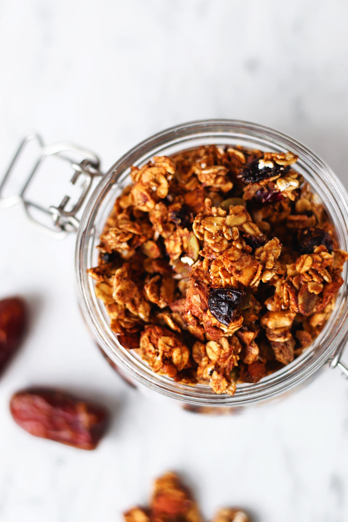 Vegan Naturally Sweetened Granola