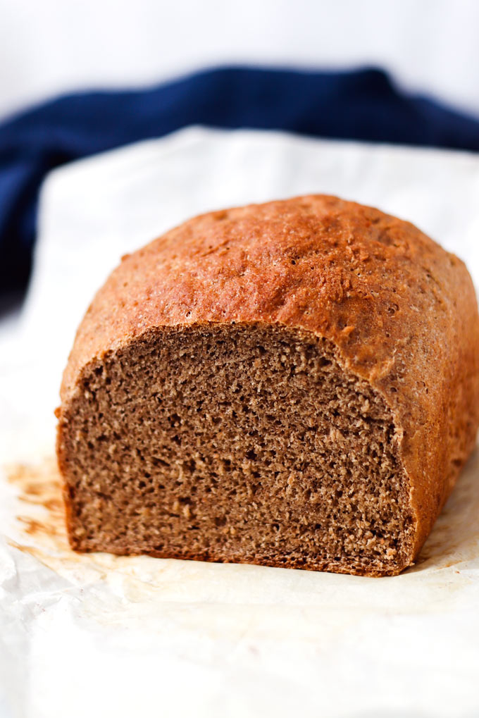 Vegan Whole Wheat Spelt Loaf Bread