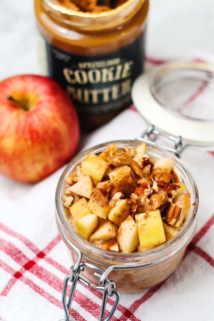 Speculoos Cookie Butter Apple Oatmeal