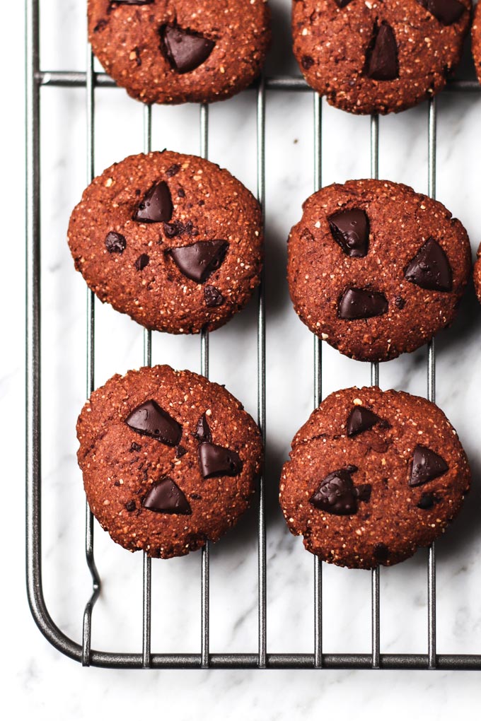 全素雙倍巧克力豆餅乾 Vegan Double Chocolate Chip Cookies 4 全素雙倍巧克力豆餅乾 Vegan Double Chocolate Chip Cookies