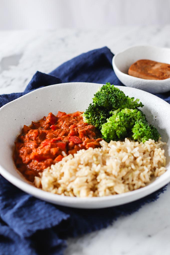 Creamy Vegan Rosé Sauce Lentil Stew