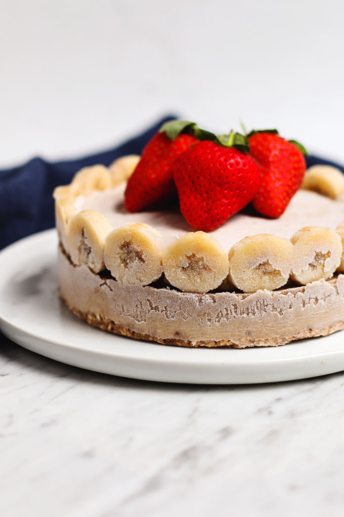 Vegan Banoffee Cheesecake (No-bake) 6 全素香蕉太妃起司蛋糕 Vegan Banoffee Cheesecake