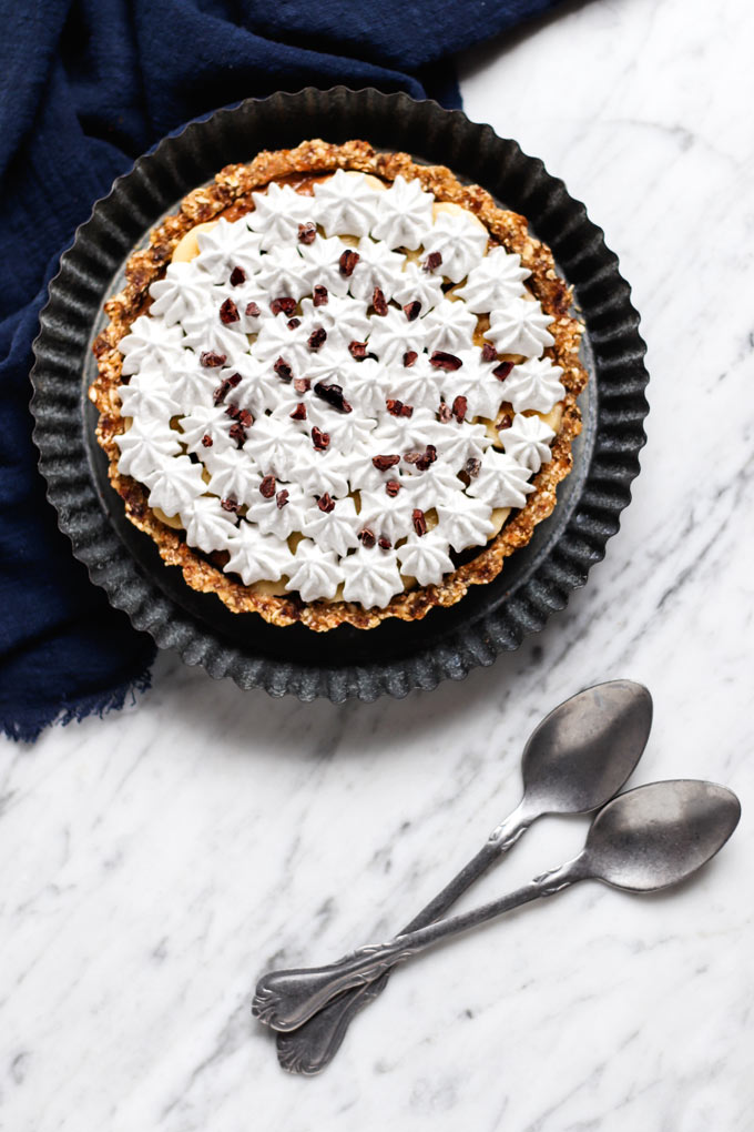 全素免烤香蕉太妃派 Vegan No-Bake Banoffee Pie 2 全素免烤香蕉太妃派 Vegan No-Bake Banoffee Pie