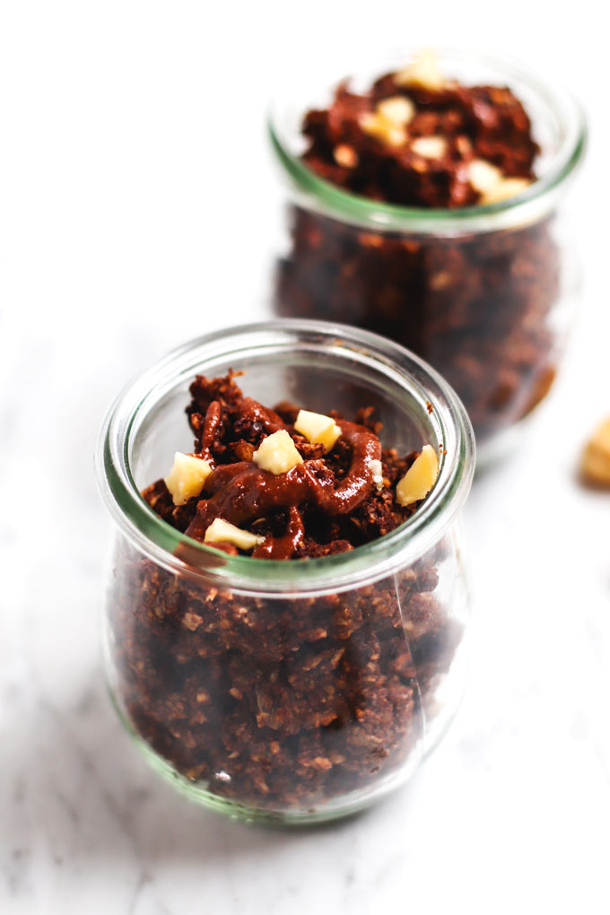 Chocolate Hazelnut Crumble Mix (5 ingredients) 3 巧克力榛果碎團 Chocolate Hazelnut Crumble Mix