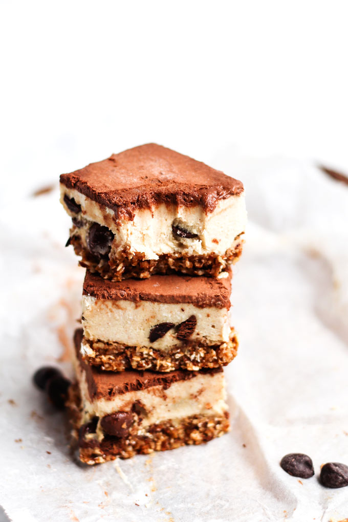 全植物餅乾麵團起司蛋糕方塊 (純素, 含秘密食材) Vegan Cookie Dough Cheesecake Bars 7 餅乾麵團起司蛋糕方塊 Vegan Cookie Dough Cheesecake Bars