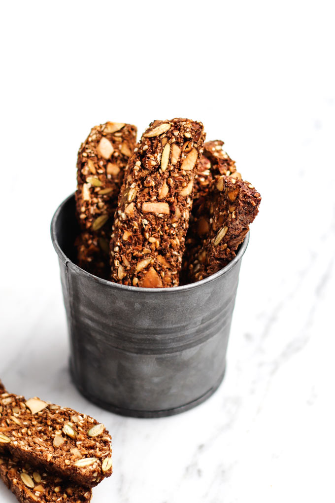 Vegan Multiseed Biscotti 5 Vegan Multiseed Biscotti 全植物多種籽義大利脆餅
