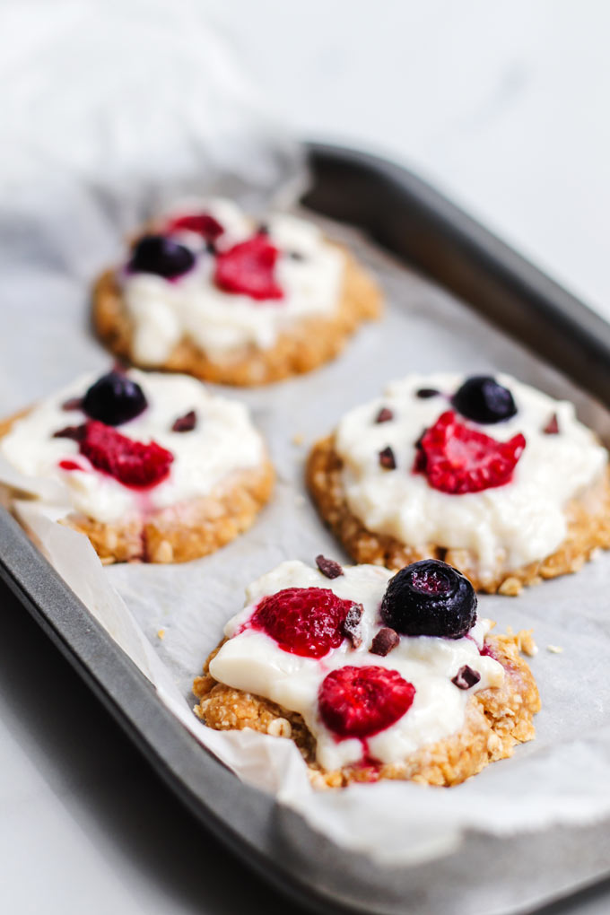 Frozen Yogurt Oatmeal Breakfast Cookies (4 ingredients, no-bake ...