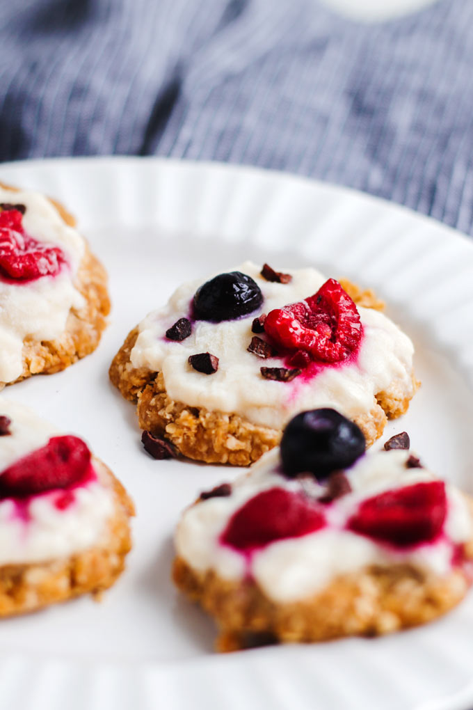 冷凍優格燕麥餅乾 Frozen Yogurt Oatmeal Breakfast Cookies