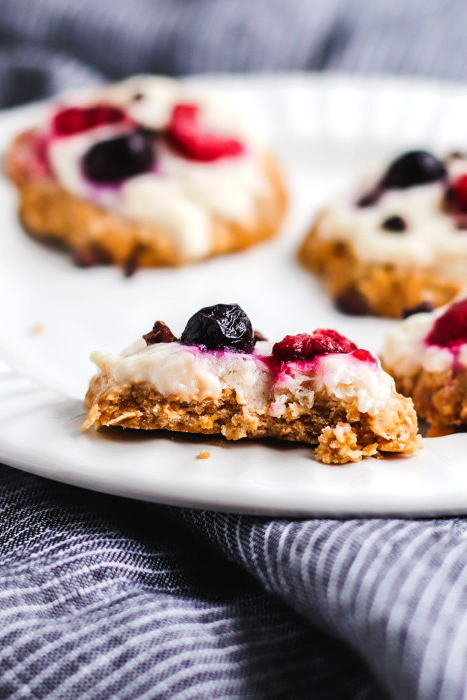 冷凍優格燕麥餅乾 Frozen Yogurt Oatmeal Breakfast Cookies